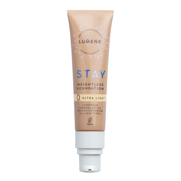 Lumene Stay Weightless Foundation SPF30 0 Ultra Light · 30 ml