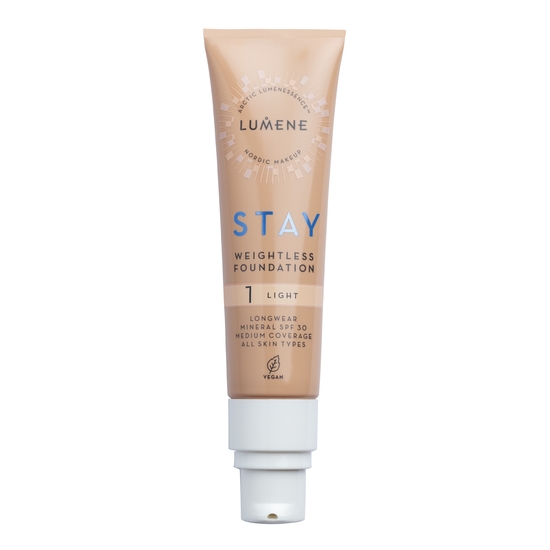 Lumene Stay Weightless Foundation SPF30 1 Light 30 ml