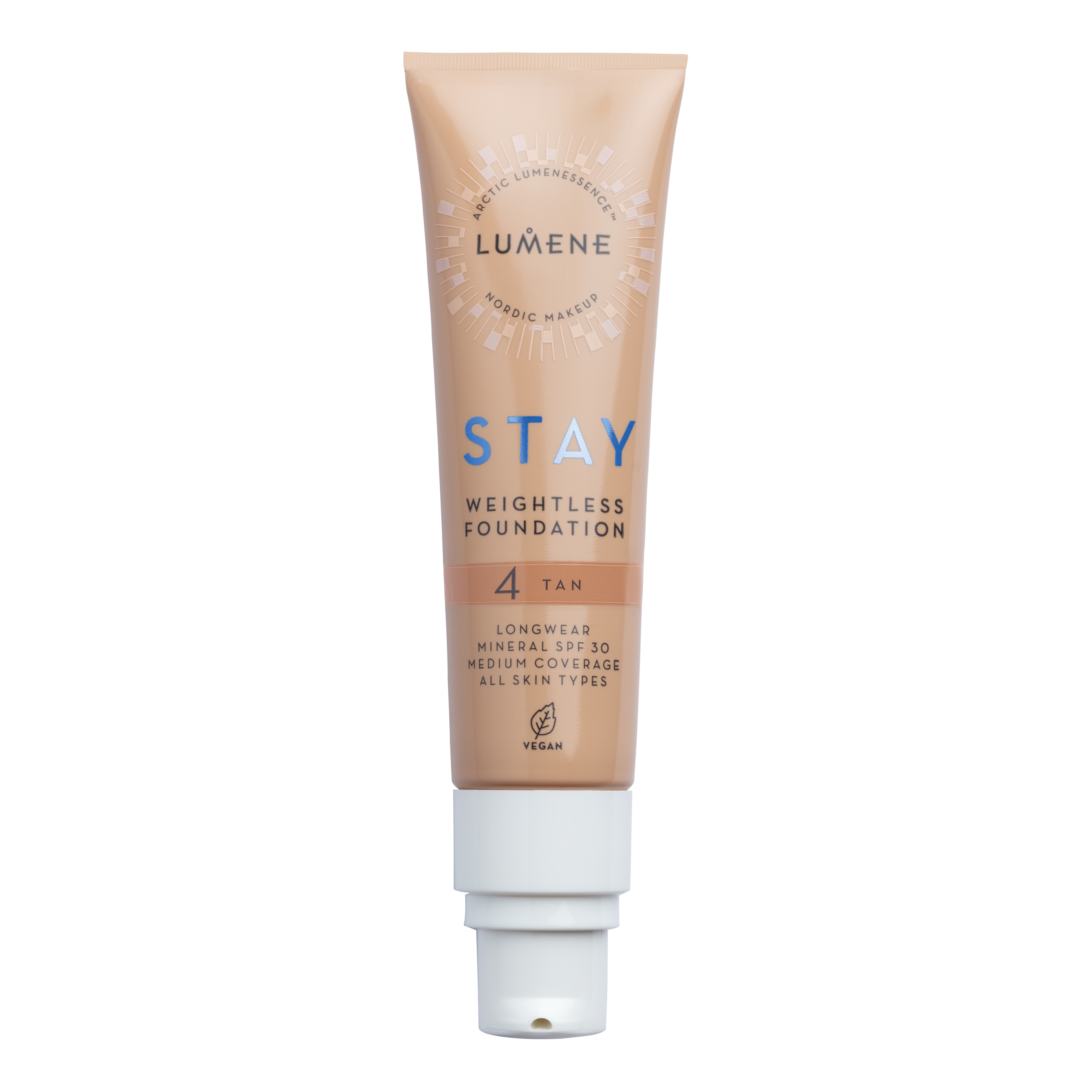 Lumene Stay Weightless Foundation SPF30 4 Tan 30 ml
