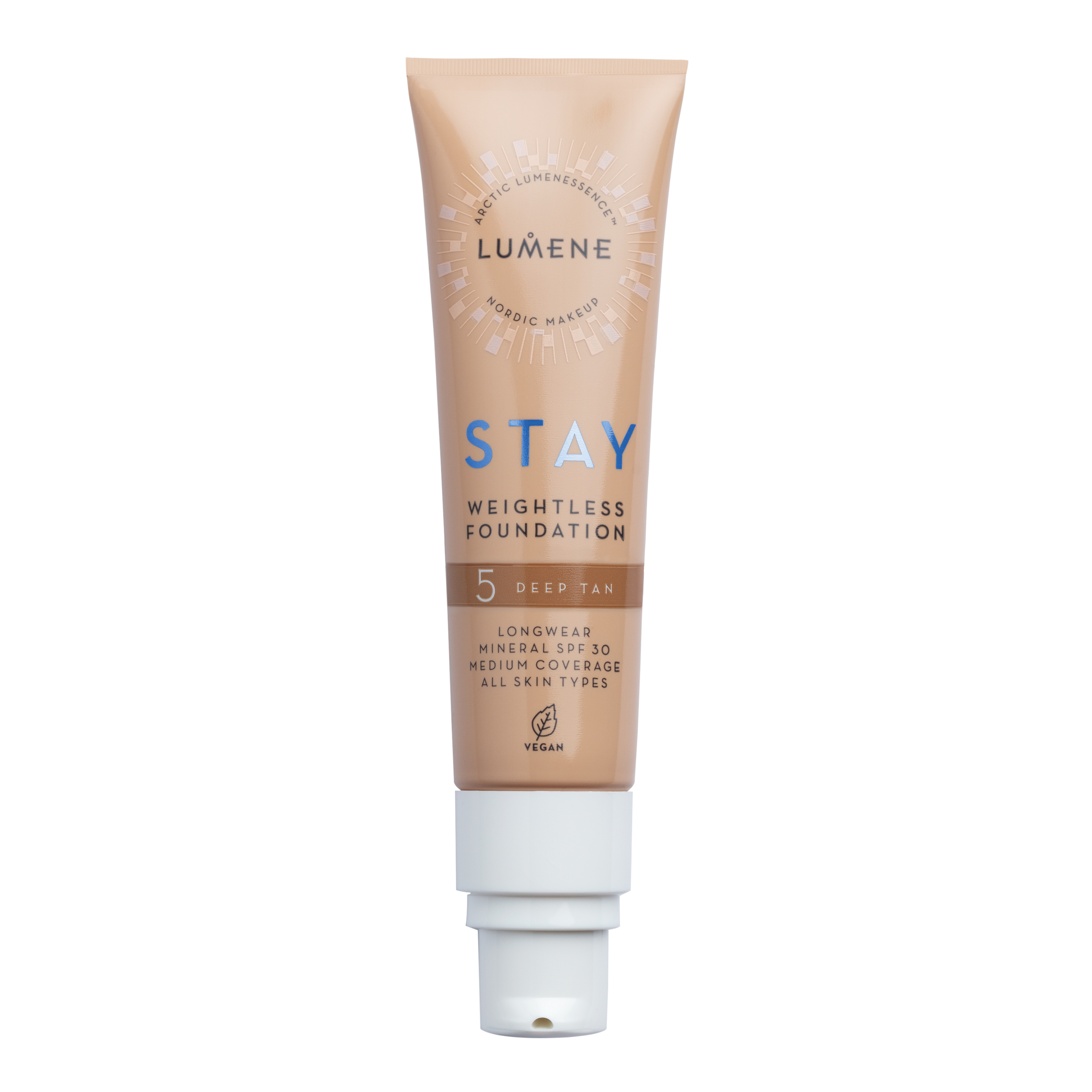 Lumene Stay Weightless Foundation SPF30 5 Deep Tan 30 ml