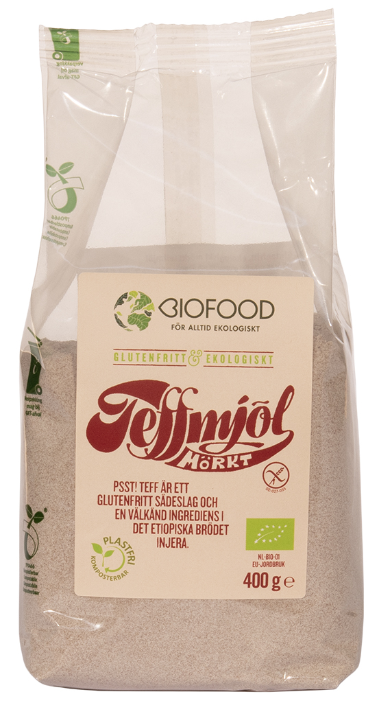 Biofood Teffmjöl Mörkt 400 g