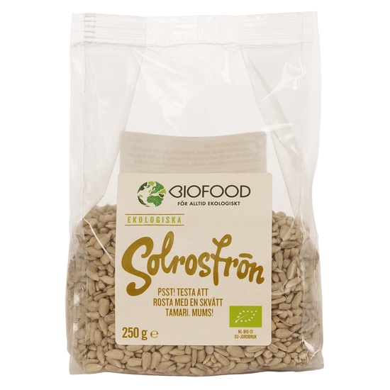 Köp Biofood Solrosfrön 250 g - på MEDS.se