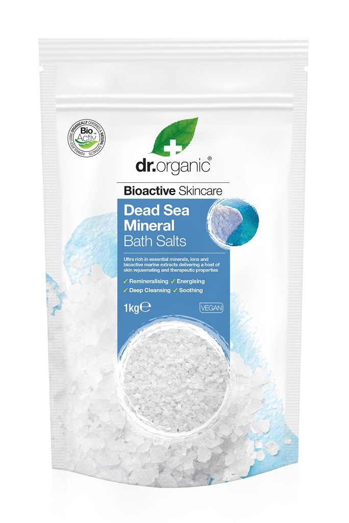 Dr Organic Badsalt med Dödahavsmineraler 1 kg