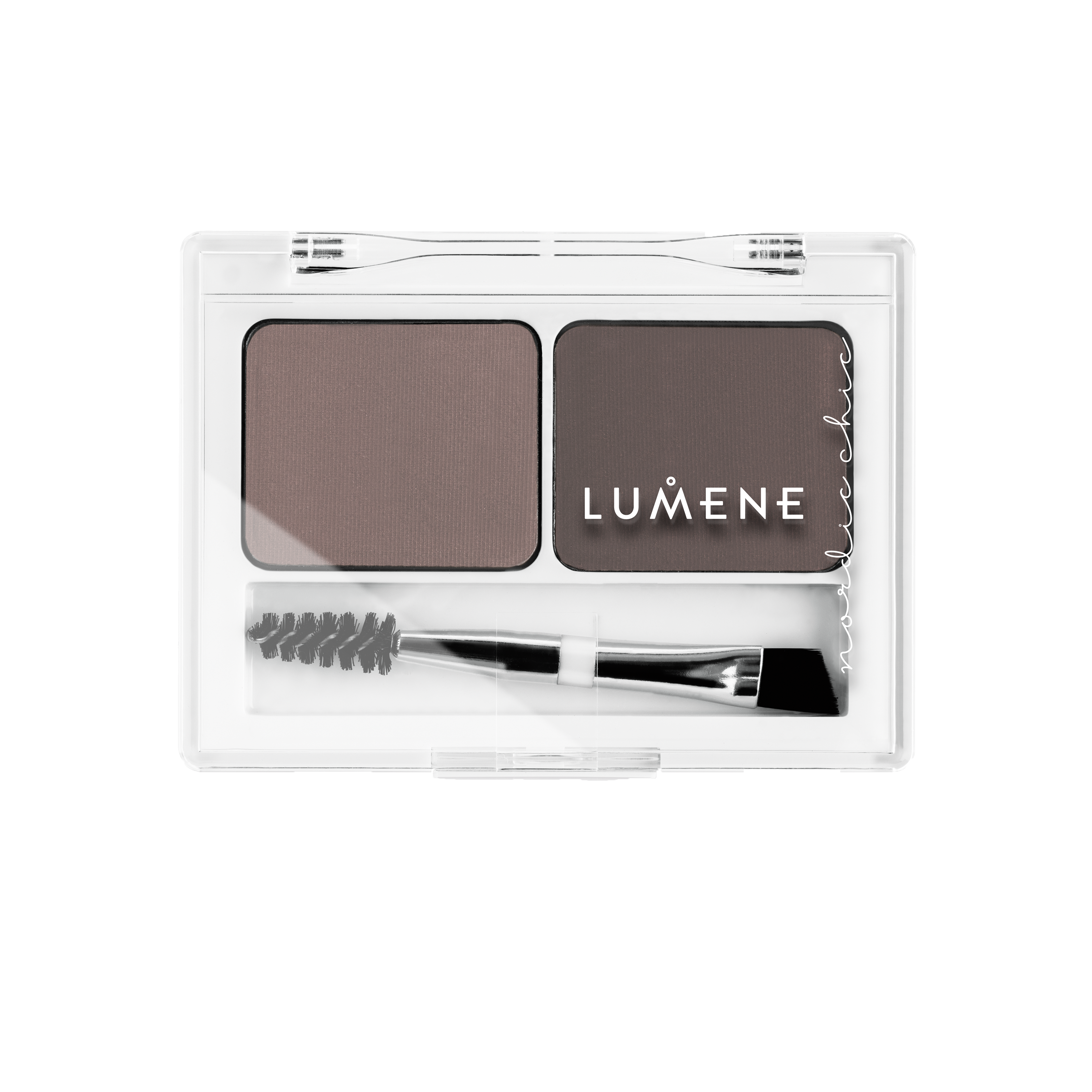Lumene Nordic Chic Extra Stay Eyebrow Palette Medium Brown
