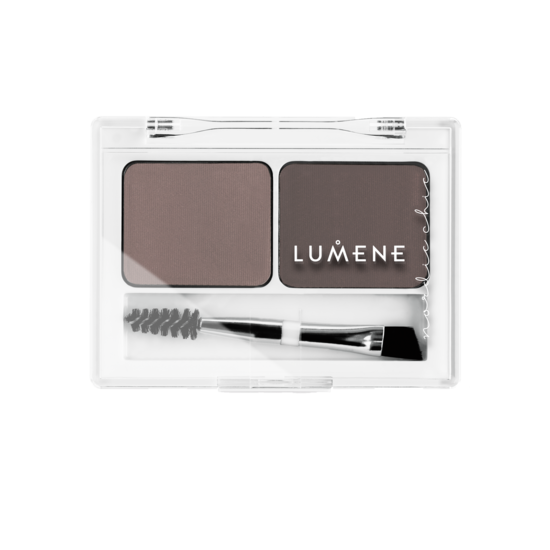 Lumene Nordic Chic Extra Stay Eyebrow Palette Medium Brown