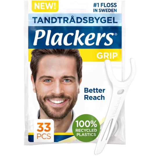 Plackers Grip Tandtrådsbyglar 33 st