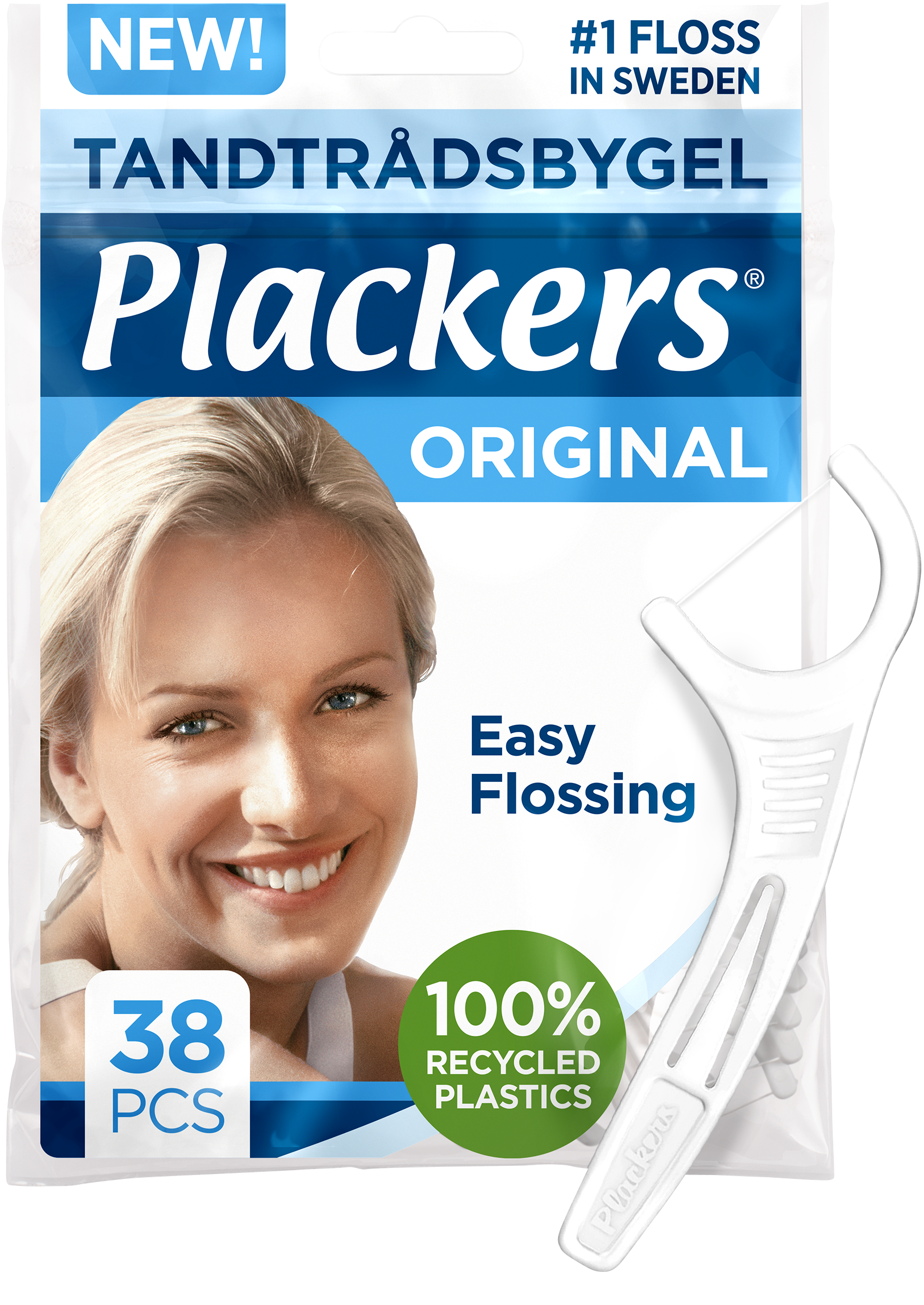 Plackers Original Tandtrådsbyglar 38 st