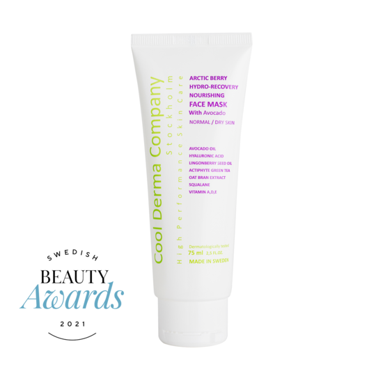 Cool Derma Arctic Berry Hydro-Recovery Nourishing Face Mask 75 ml