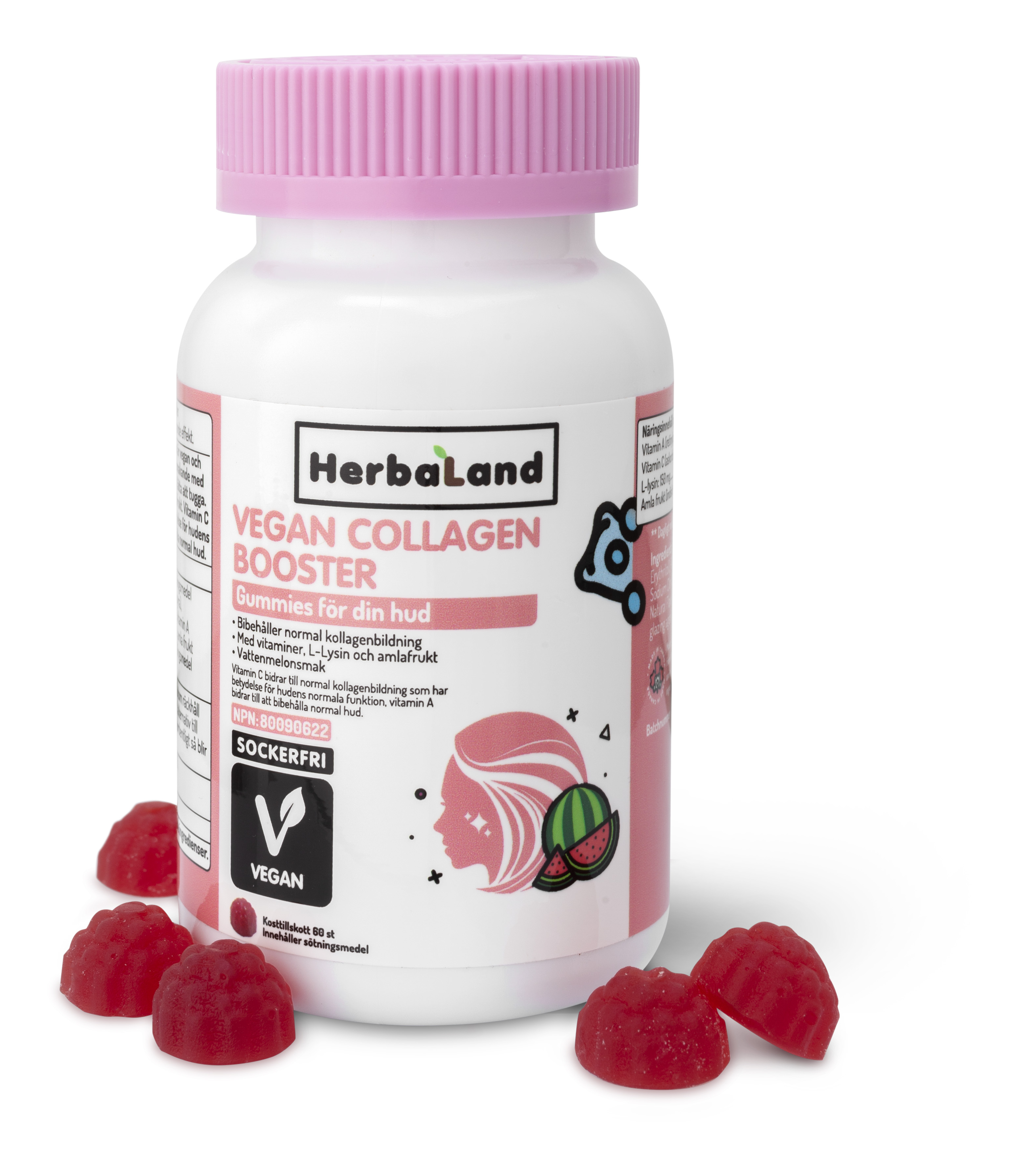 Herbaland Vegan Collagen Booster 60 st