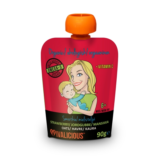 Vivalicious Baby Smoothie Jordgubb 90 g