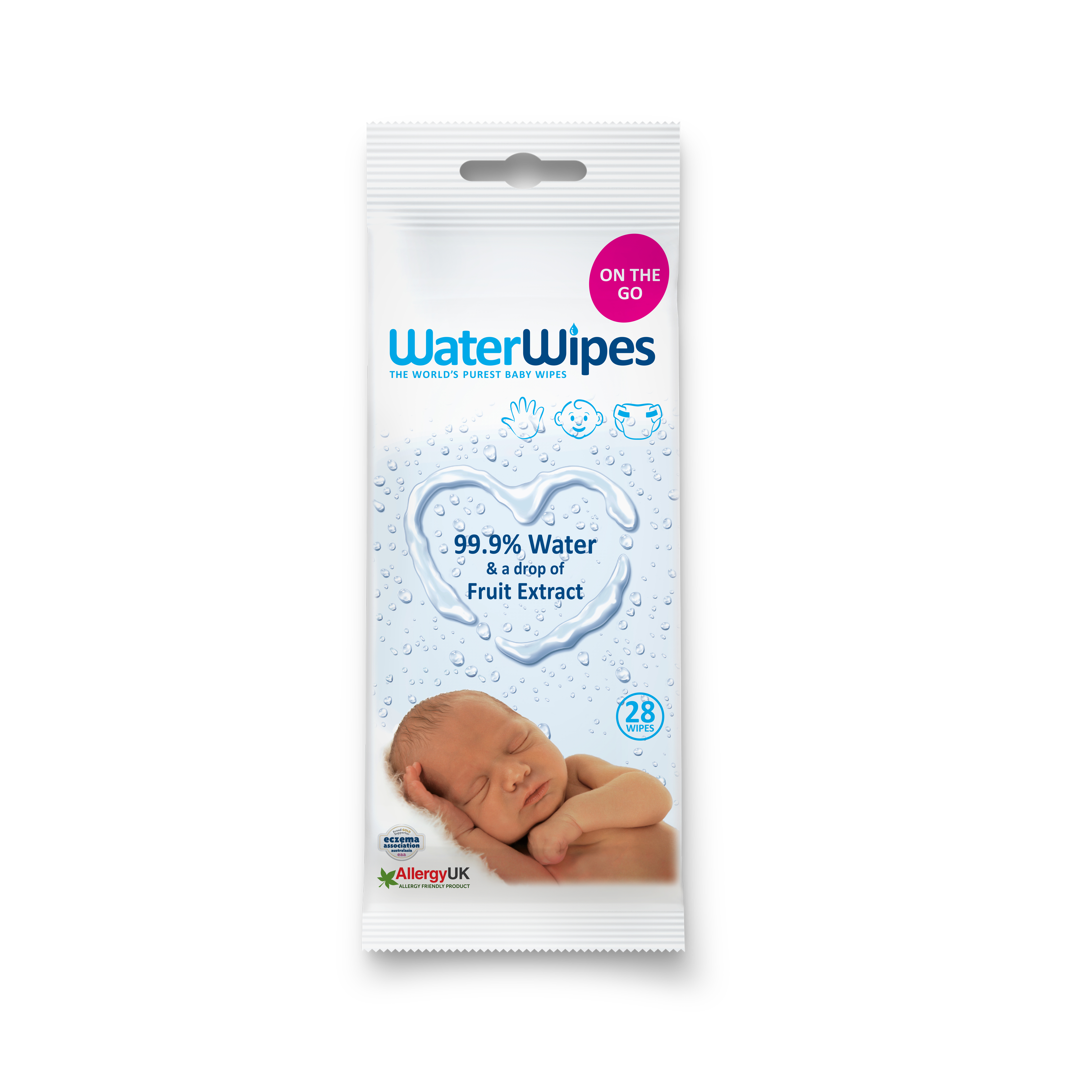 WaterWipes Våtservetter 28-pack