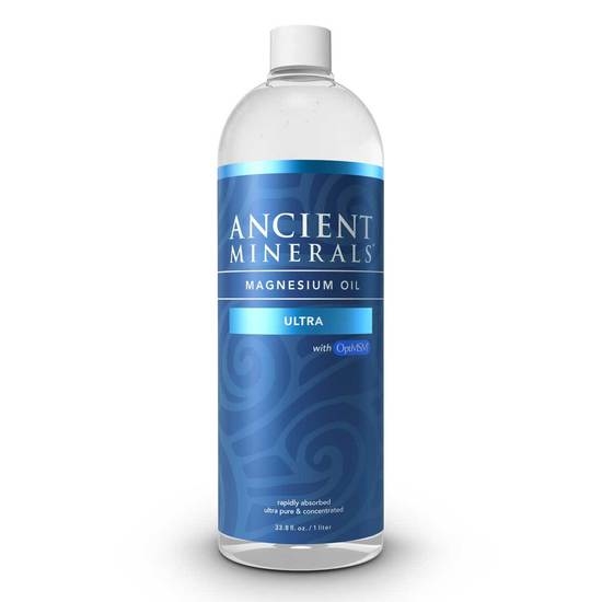 Ancient Minerals Magnesiumolja Ultra Refill med MSM 1 liter