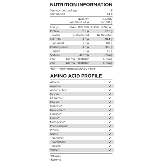 PranaOn Power Plant Protein Original 500 g