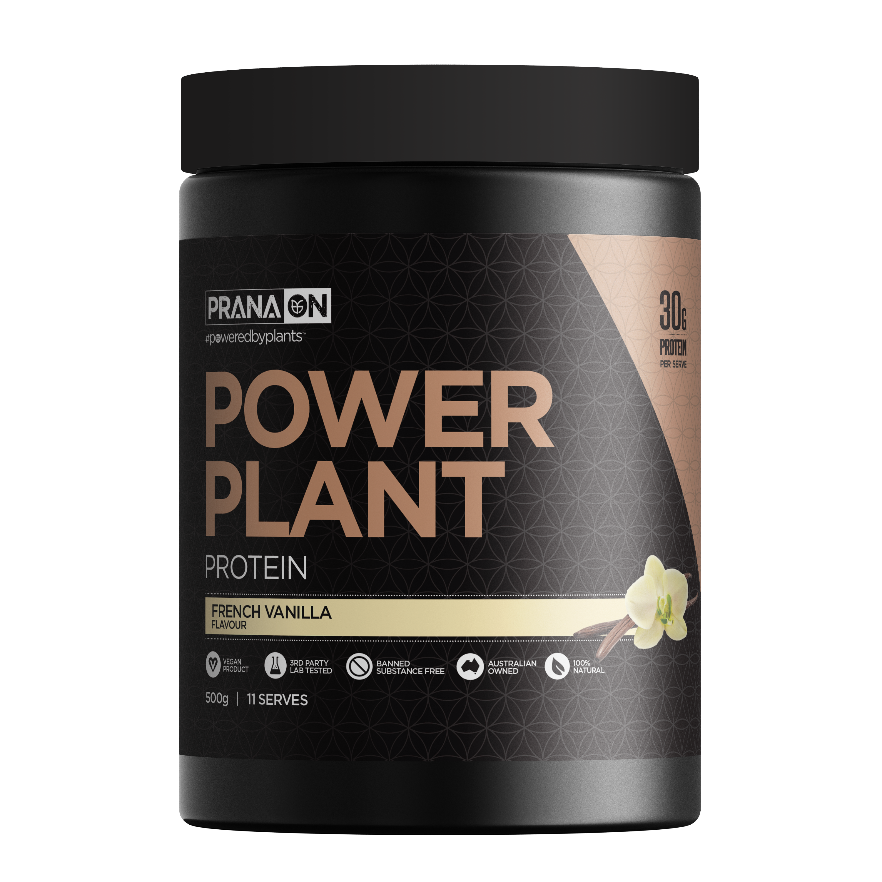 PranaOn Power Plant Protein French Vanilla 500 g