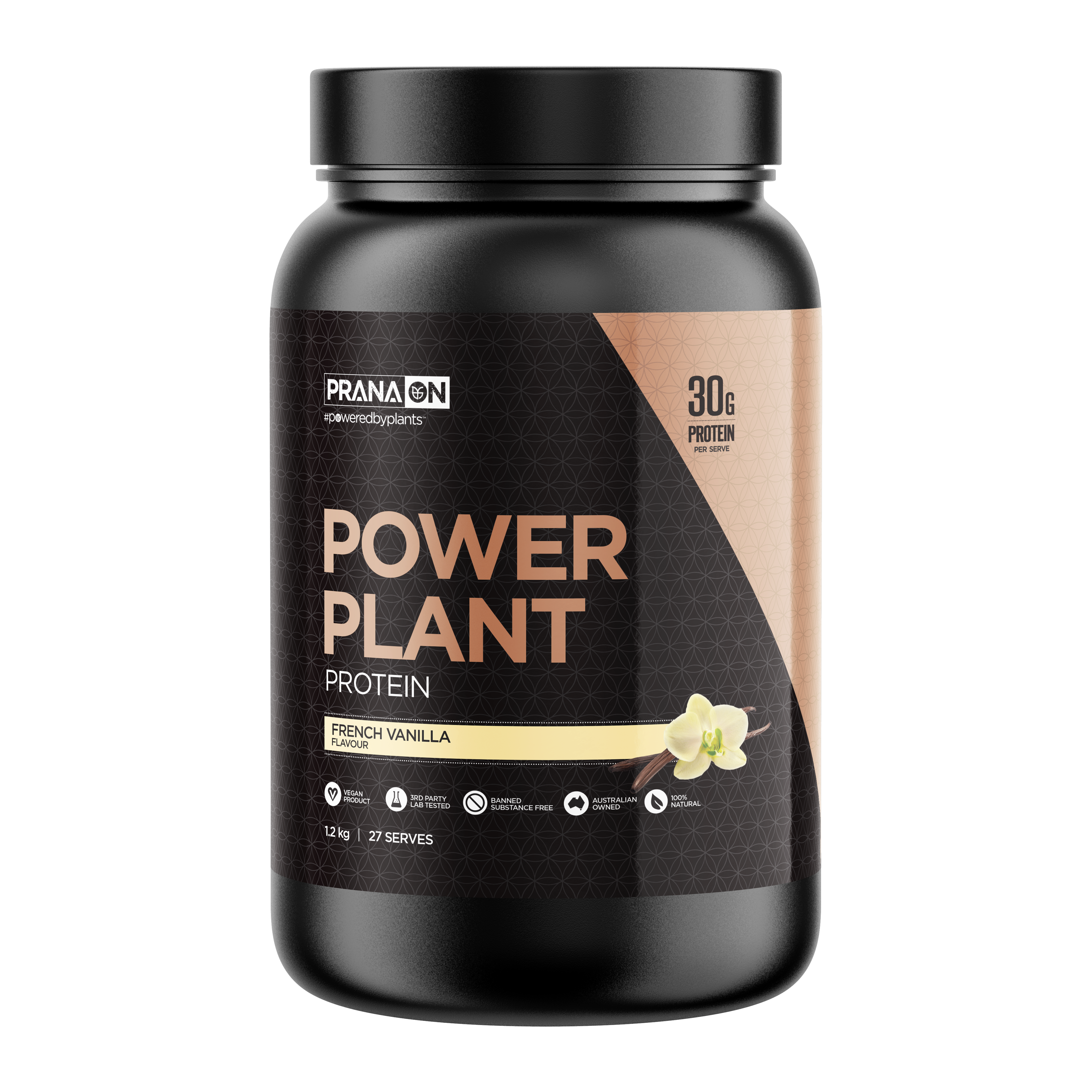 PranaOn Power Plant Protein French Vanilla 1,2 kg