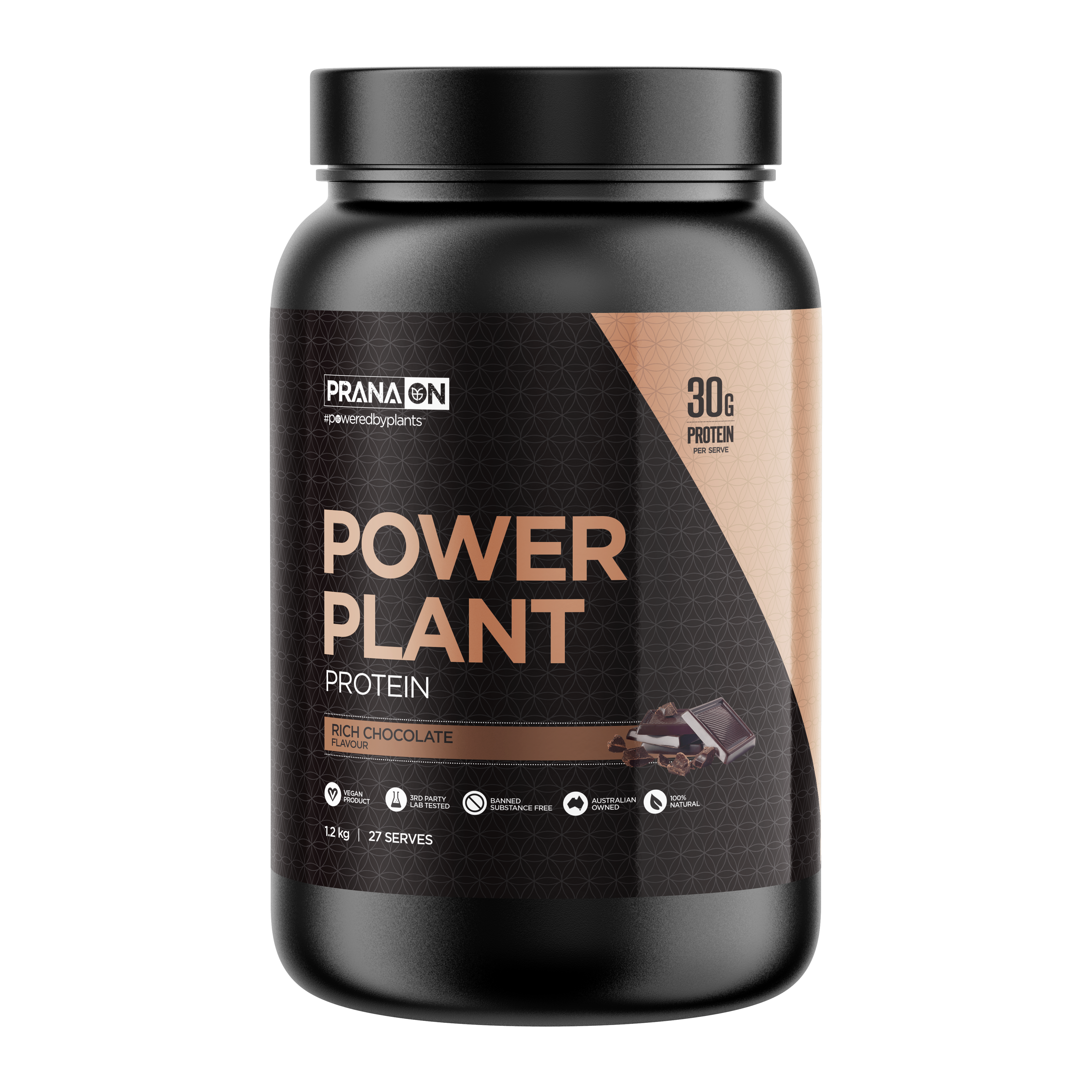 PranaOn Power Plant Protein Rich Chocolate 1,2 kg
