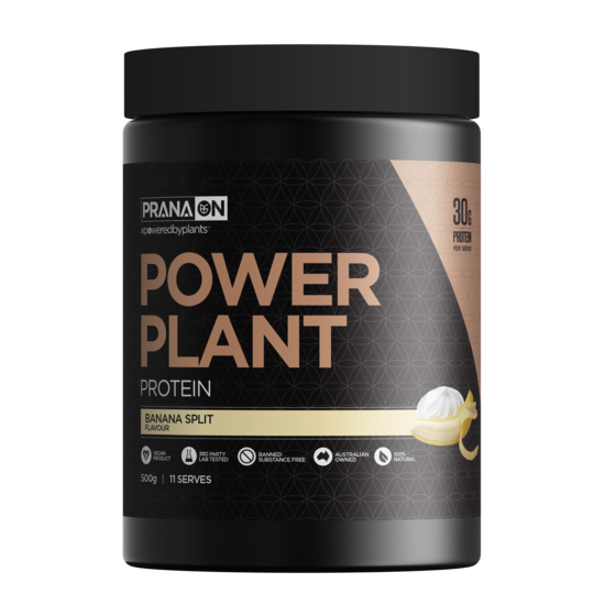 PranaOn Power Plant Protein Banana Split 500 g