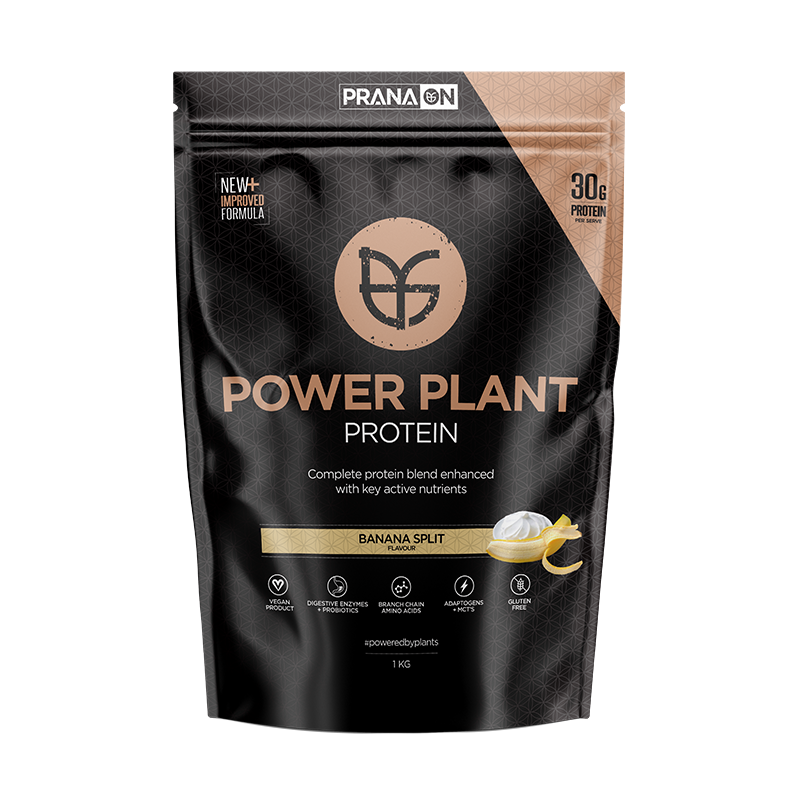 PranaOn Power Plant Protein Banana Split 1,2 kg