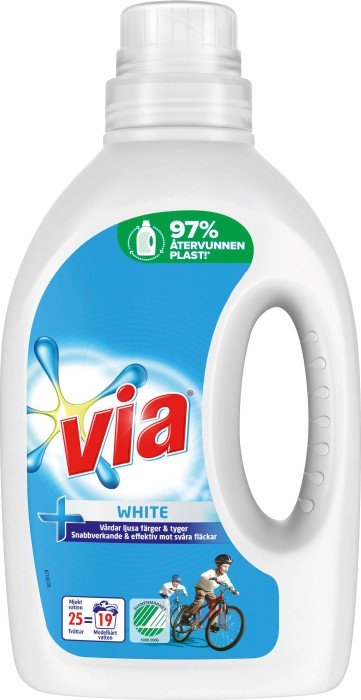 Via flytande tvättmedel White 1 liter
