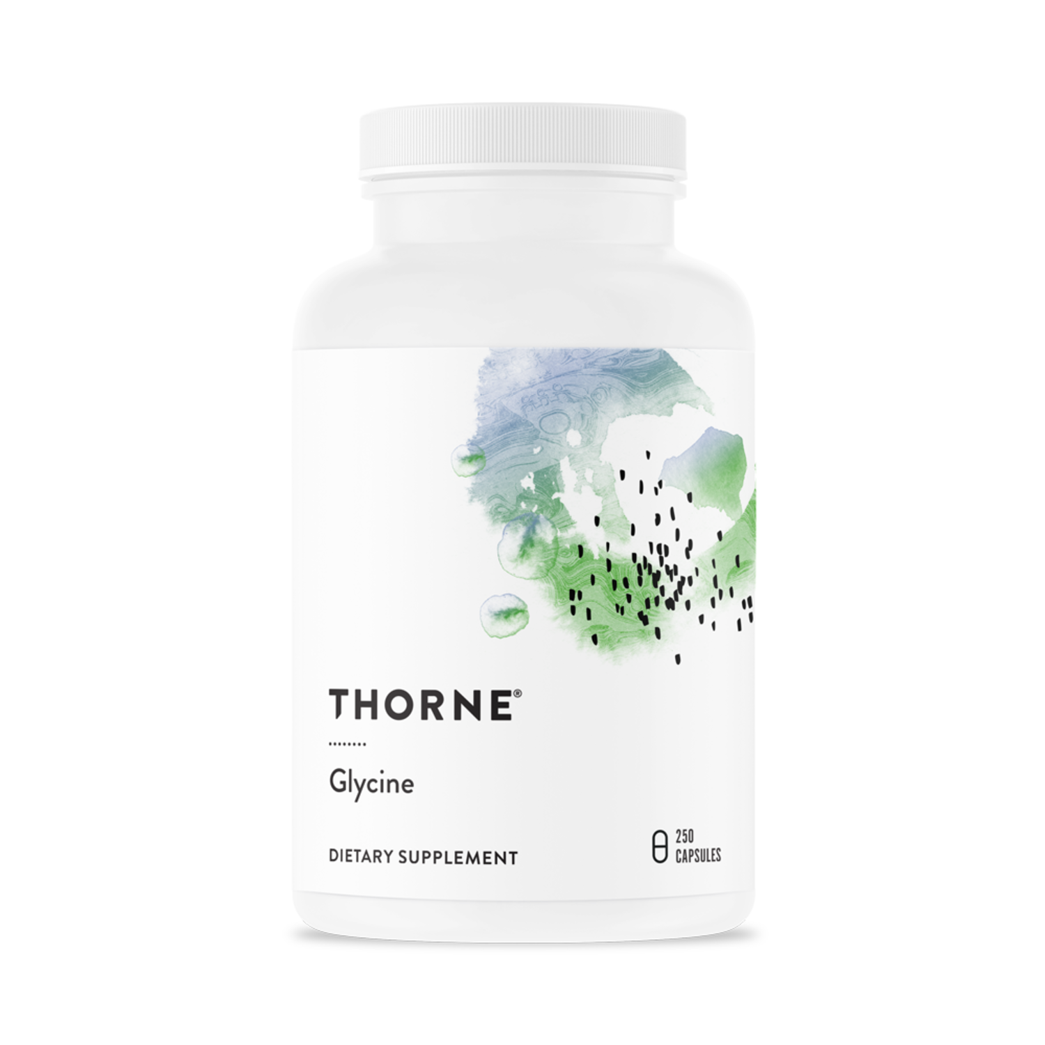 Alternativ bild 1 för Thorne Glycine 500 mg 250 kapslar