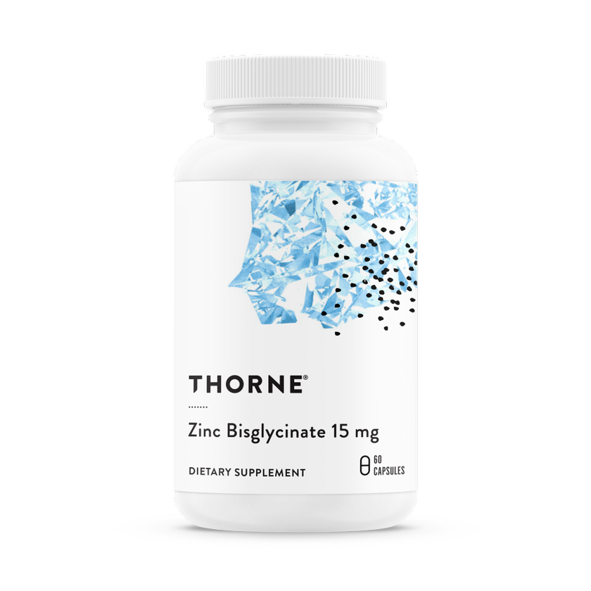 Thorne Zinc Bisglycinate 15 mg 60 kapslar