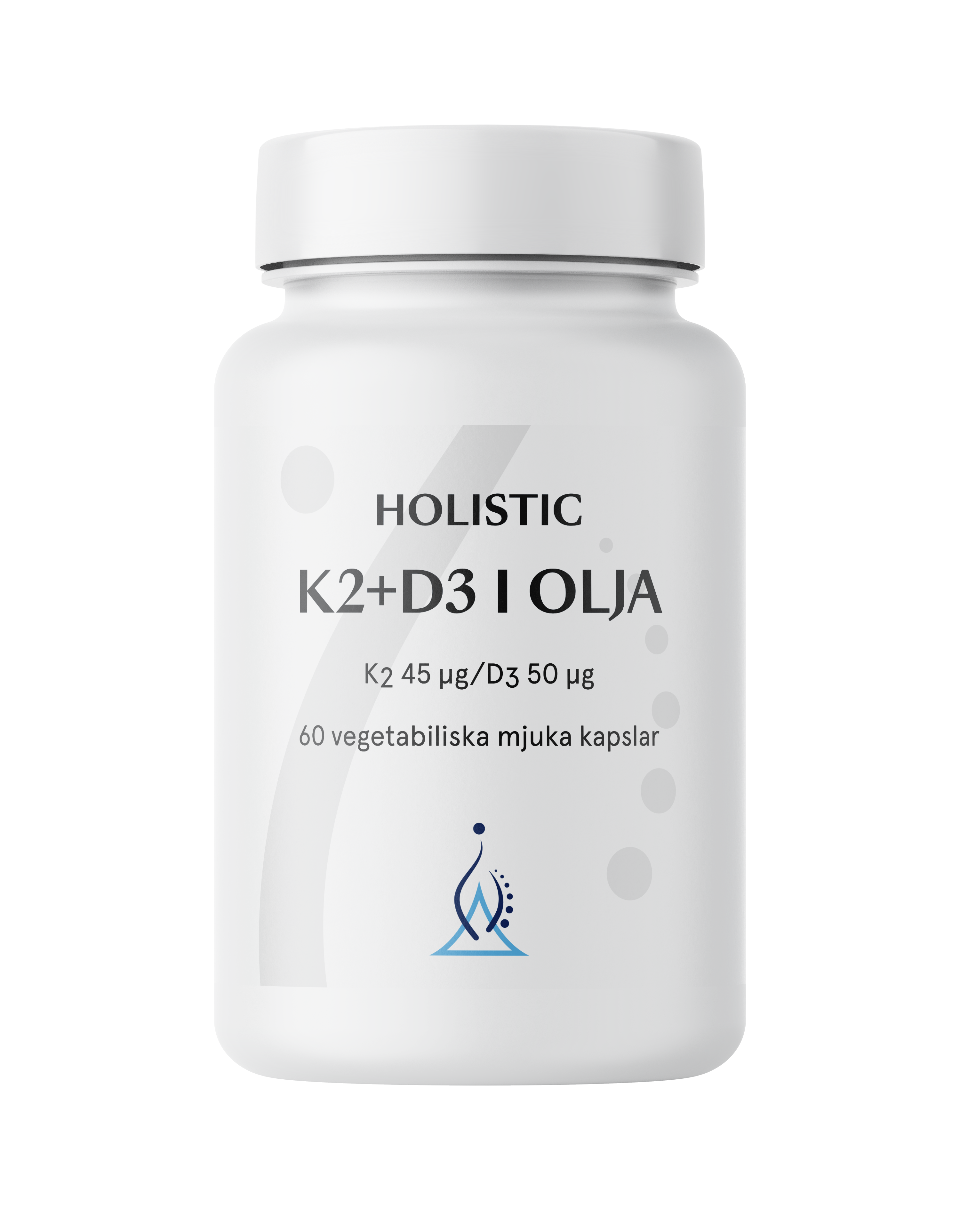 Holistic K2+D3 i olja 60 kapslar