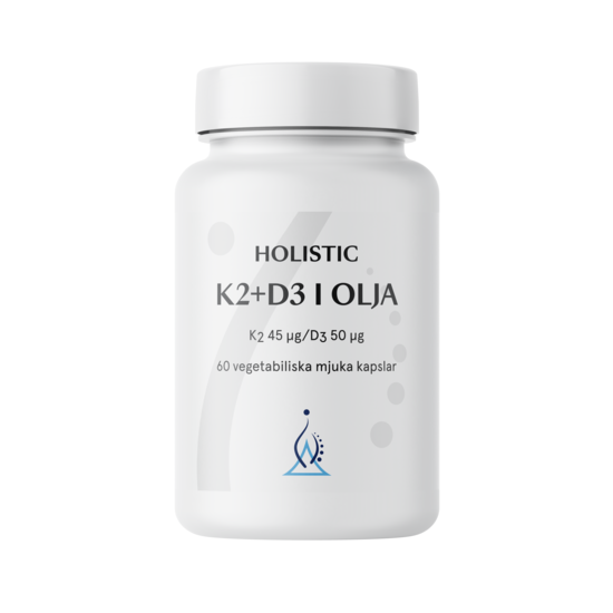 Holistic K2+D3 i olja 60 kapslar