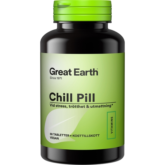 Great Earth Chill Pill 60 tabletter