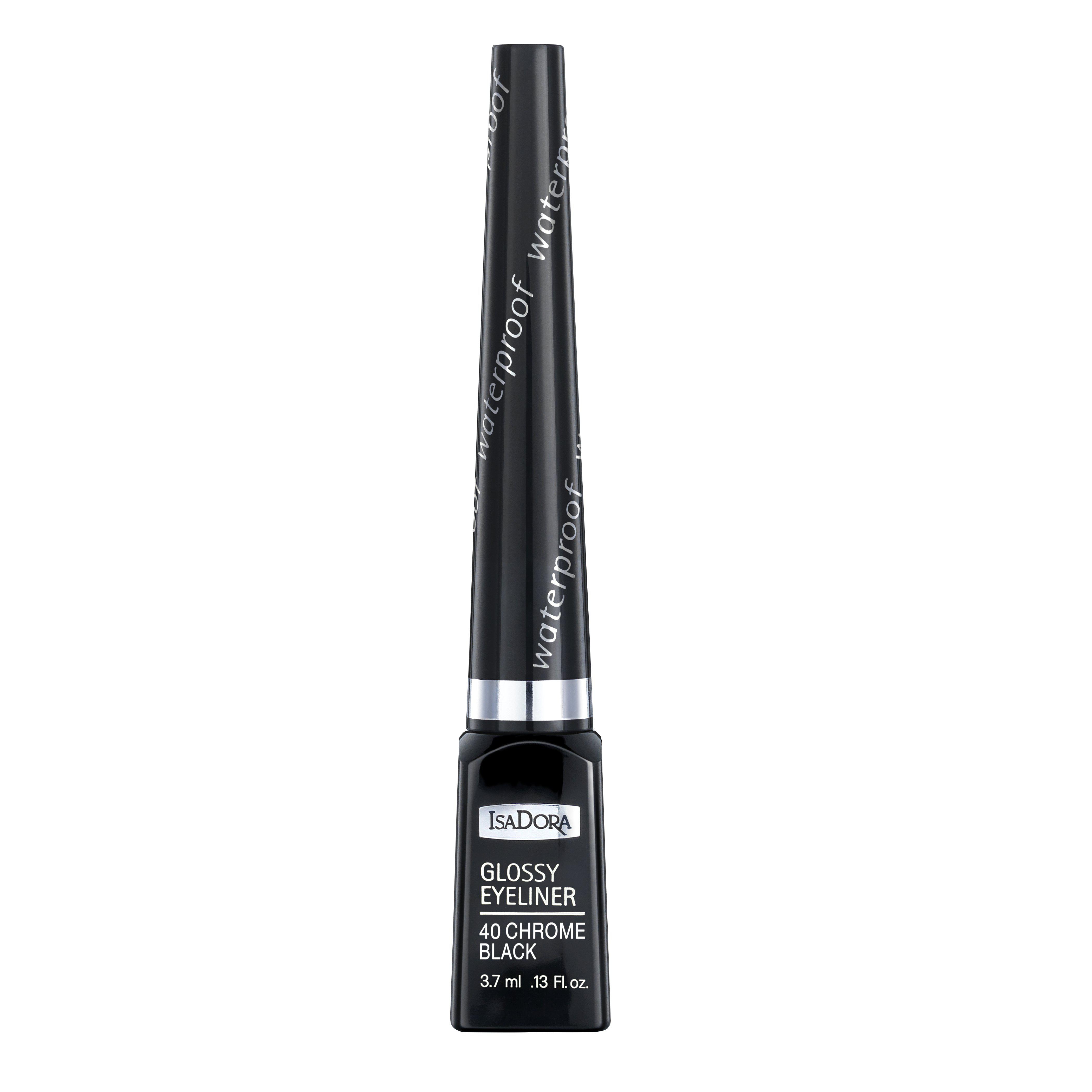 IsaDora Glossy Eyeliner Chrome Black 3,7 ml