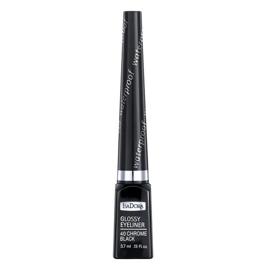IsaDora Glossy Eyeliner Chrome Black 3,7 ml