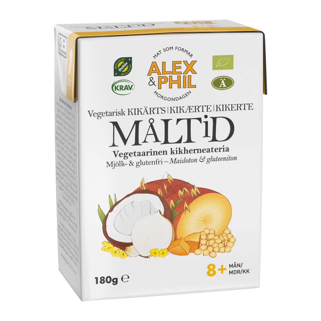 Alex&Phil Vegetariska Kikärtsmåltid Eko 180 g