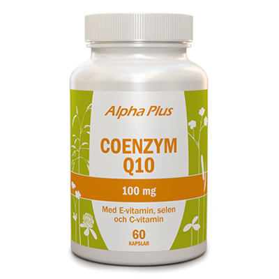Alpha Plus Coenzym Q10 100 mg 60 kapslar