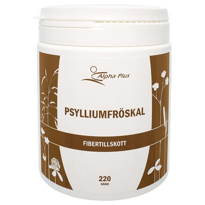 Alpha Plus Psylliumfröskal 220 g