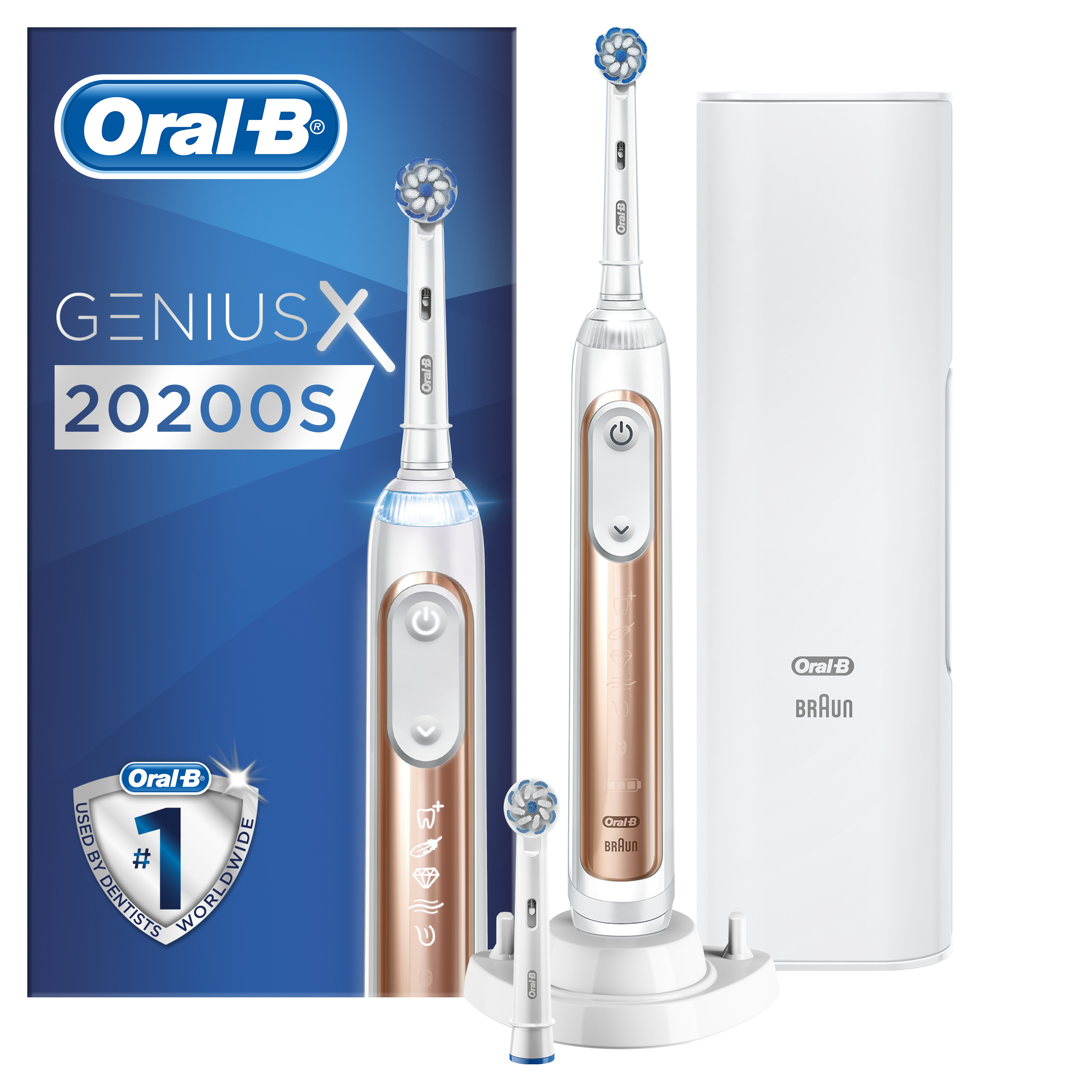 Oral-B Genius X 20200S Roséguld Eltandborste