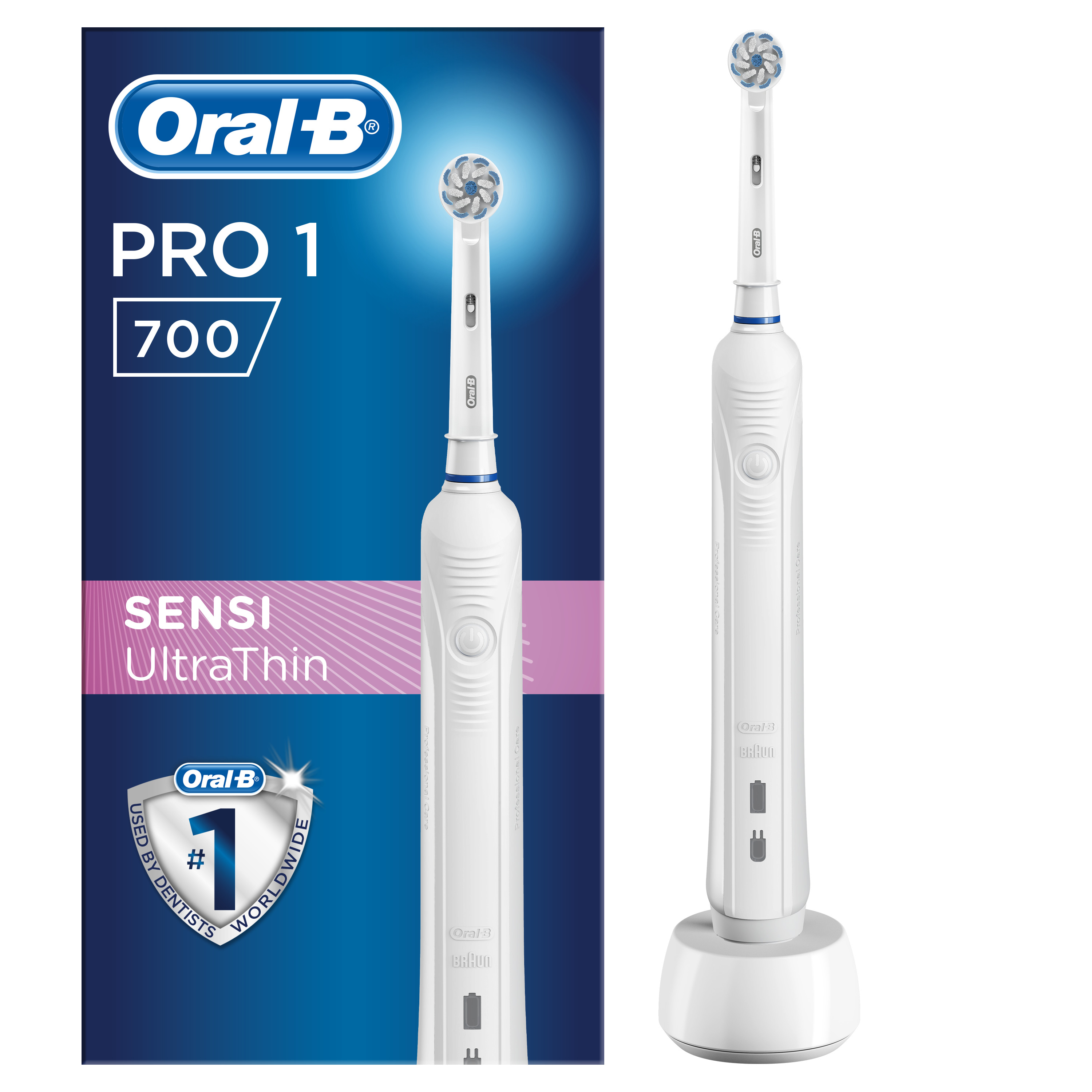 Oral-B Pro 1 700 Vit Eltandborste