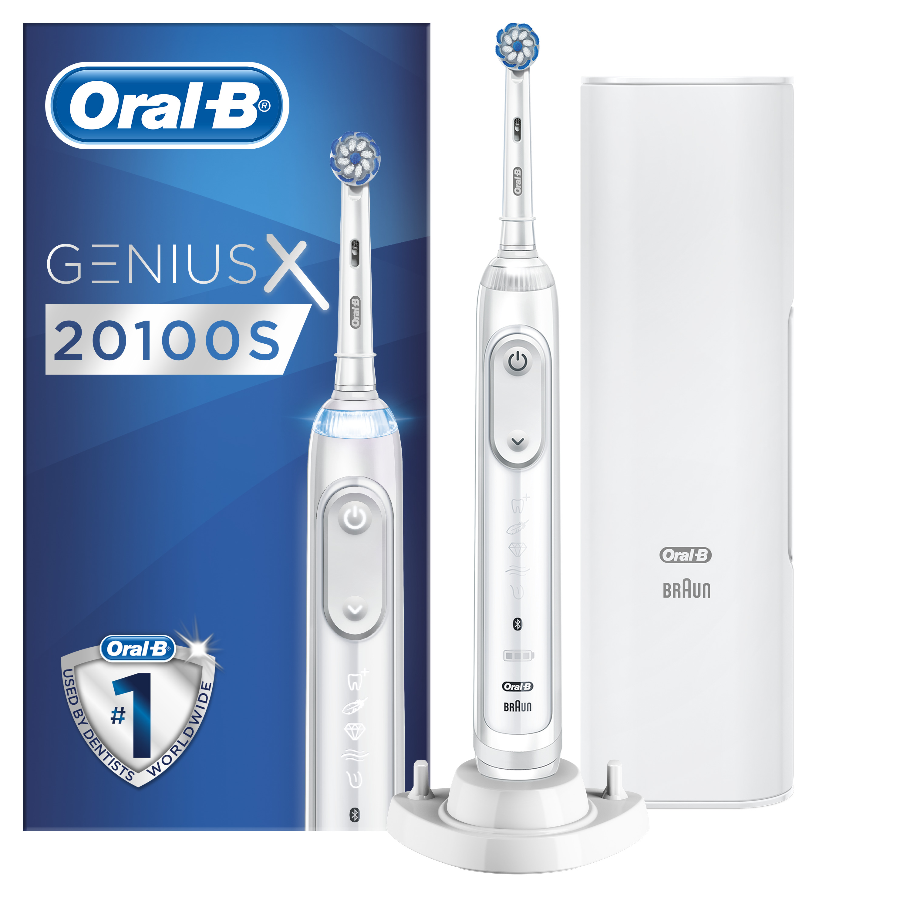 Oral-B Genius X 20100S White Eltandborste