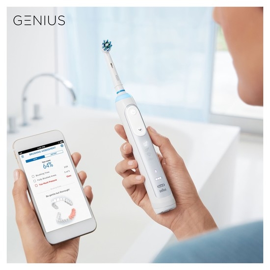 Oral-B Genius 8 8900 Duo Silver Eltandborste 2-pack