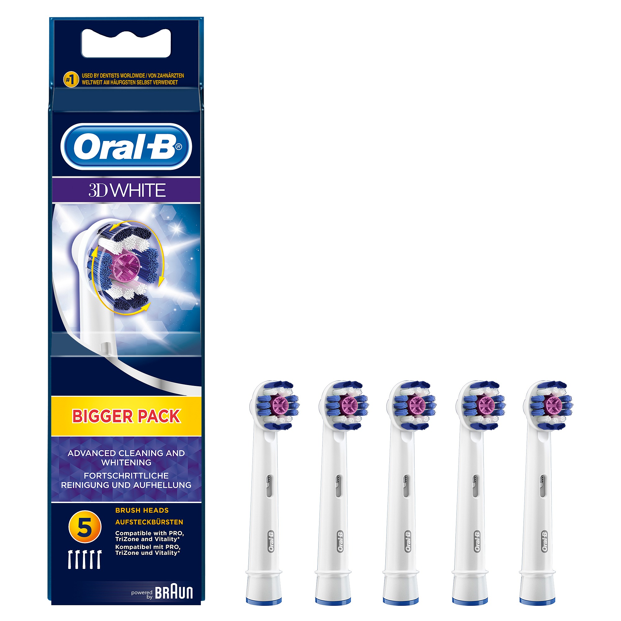 Oral-B 3D White Tandborsthuvud Refill 5 st