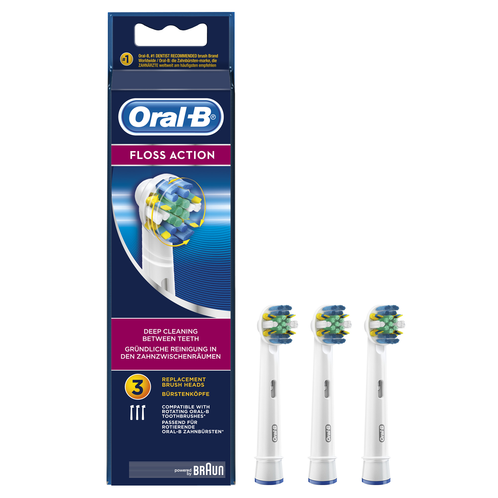 Oral-B Floss Action Tandborsthuvud Refill 3 st