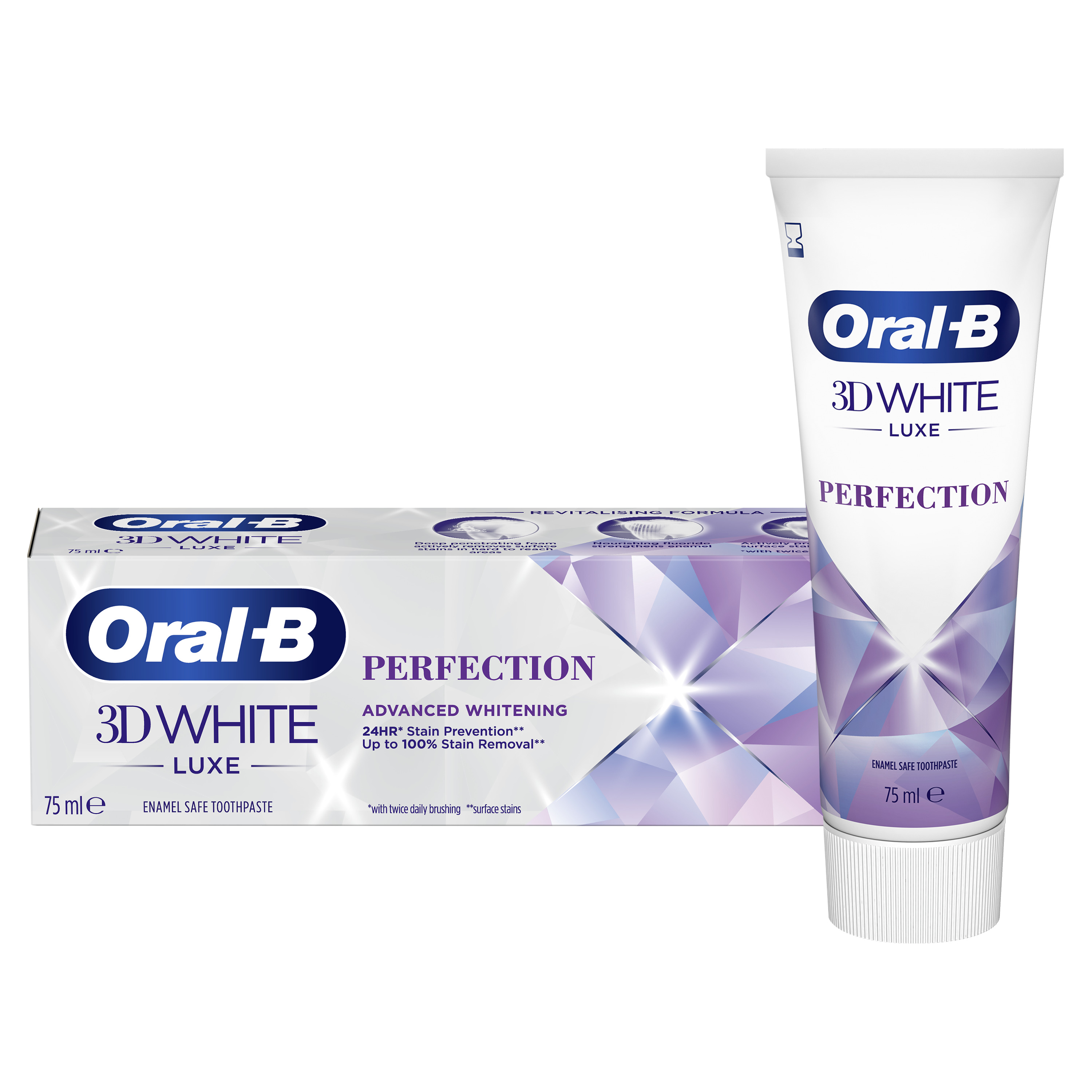 Oral-B 3D White Advanced Luxe Perfection tandkräm 75 ml
