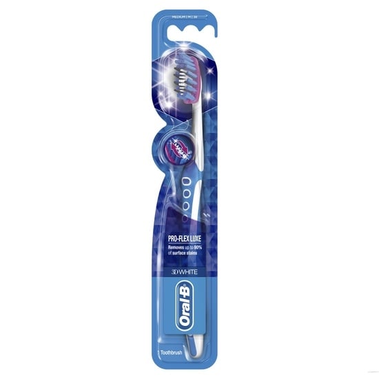 Oral-B 3D White Luxe Pro Flex Medium Tandborste 1 st