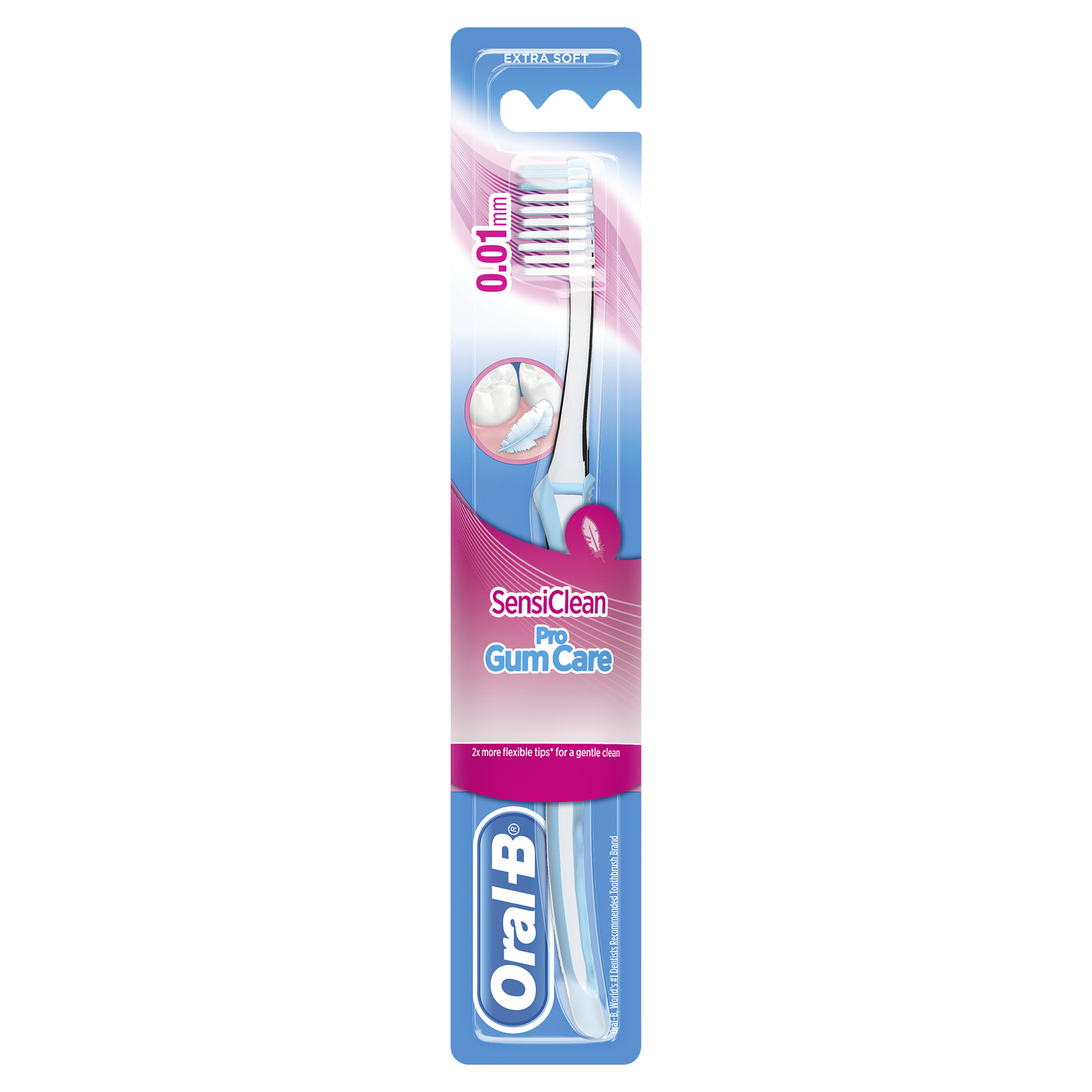 Oral-B SensiClean Pro Gum Care Extra Mjuk Tandborste 1 st