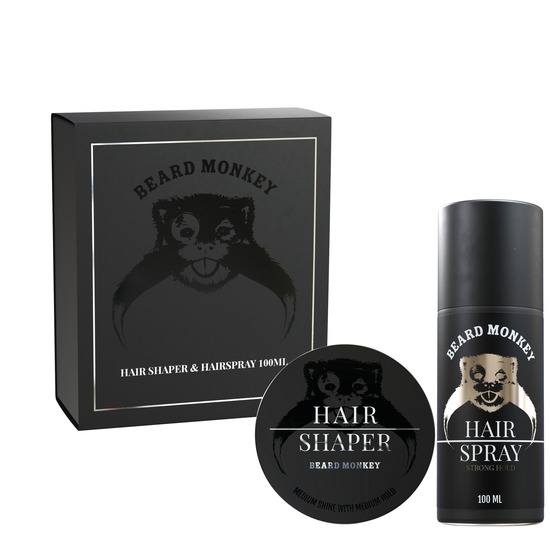 Beard Monkey Giftset Hair 2020 Shaper & Hairspray 100 ml