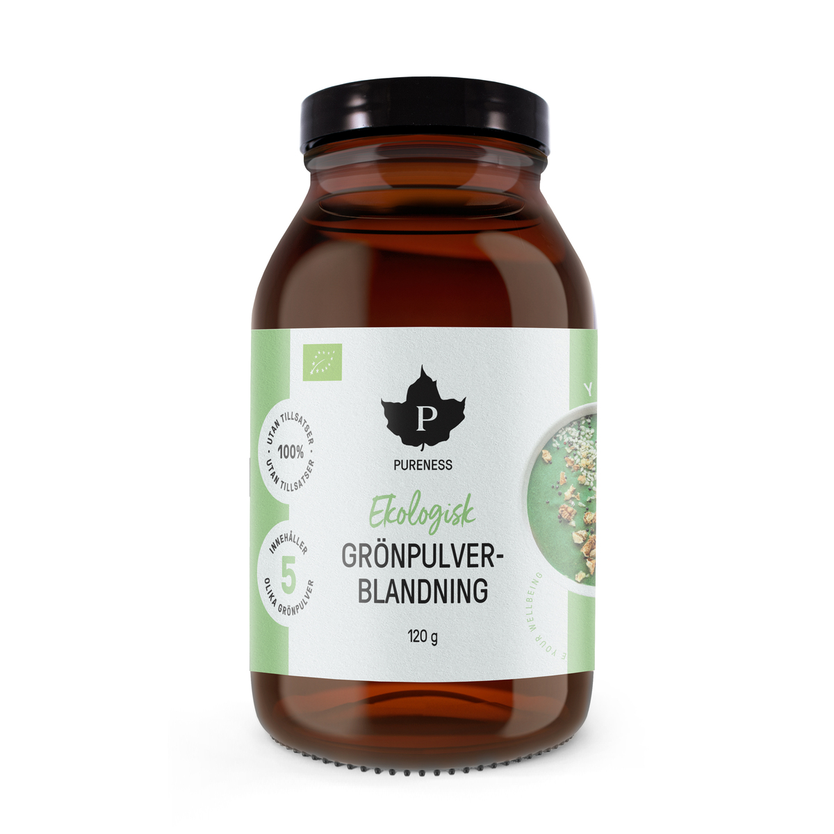 Pureness Grönpulverblandning Eko 120 g