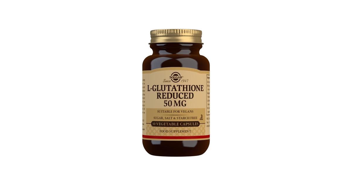 Kp Solgar L-Glutathione 50 mg 30 kapslar - p MEDS.se
