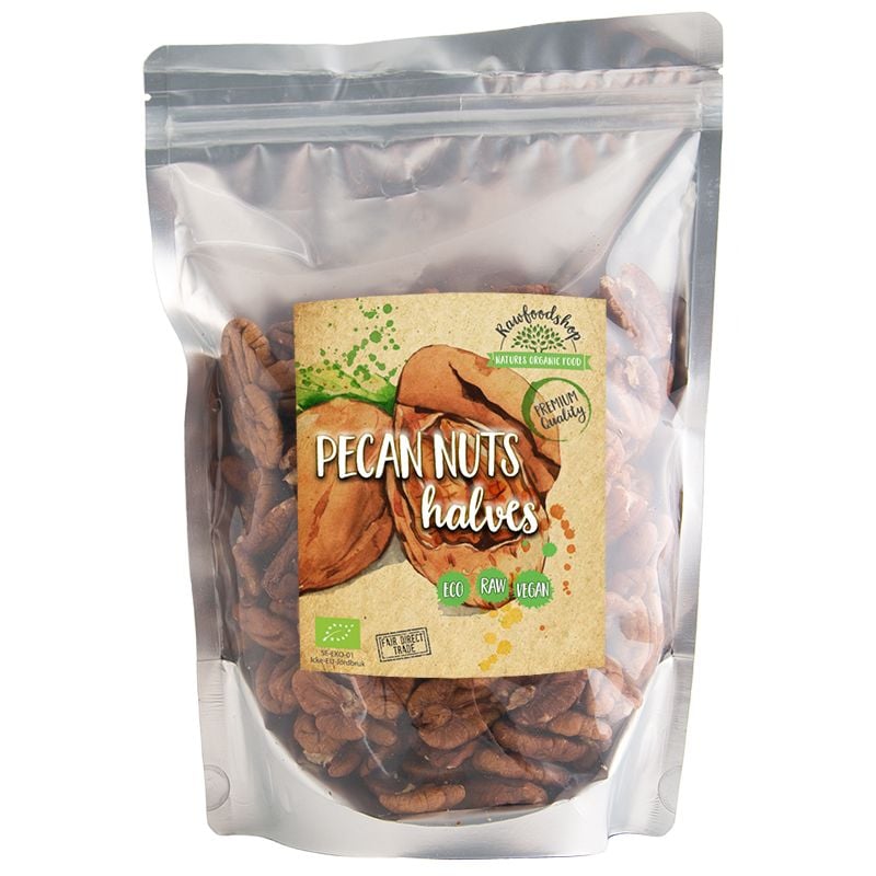 Rawfoodshop Pekannötter i halvor EKO 200 g