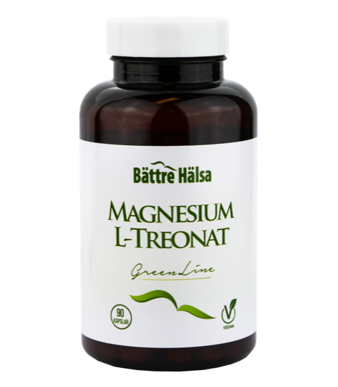 Bättre Hälsa Magnesium L-threonat Green Line 90 kapslar