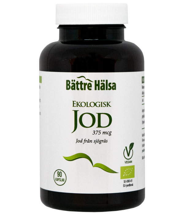 Bättre Hälsa Jod Ekologisk 90 kapslar