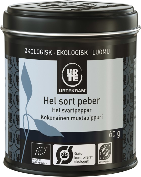 Urtekram Hel svartpeppar Eko 60 g