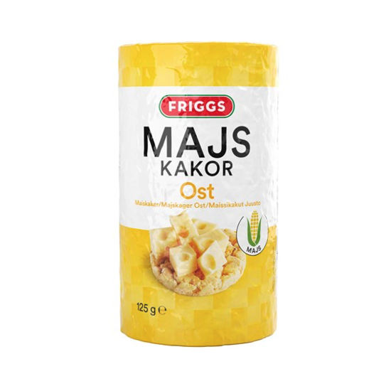 Friggs Majskakor Ost 125 g